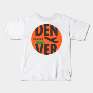 Denver airport Kids T-Shirt